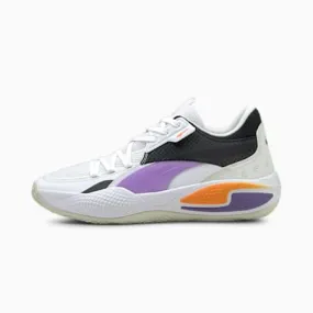 Court Rider I Basketball Shoes | Puma White-Prism Violet | PUMA Basketball | PUMA 