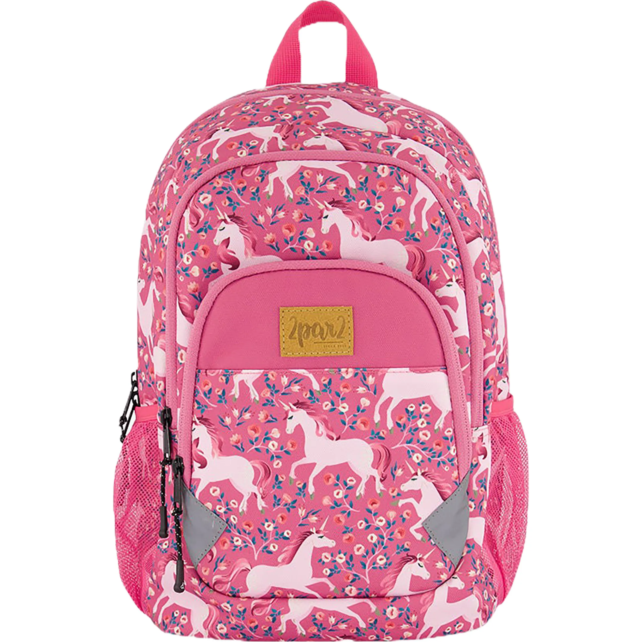 Deux par Deux Toddler Girls Unicorn Print Backpack 16L, Pink