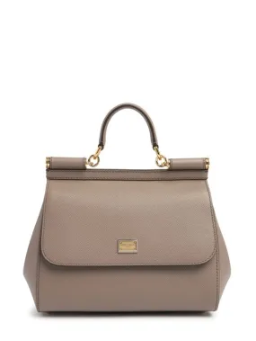 Dolce&Gabbana   Large Sicily Dauphine leather bag 