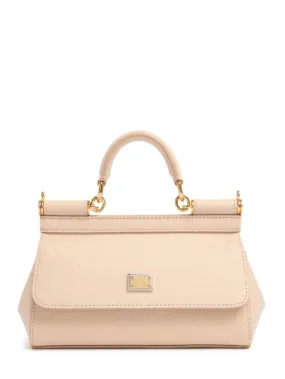 Dolce&Gabbana   Small Sicily Dauphine leather bag 