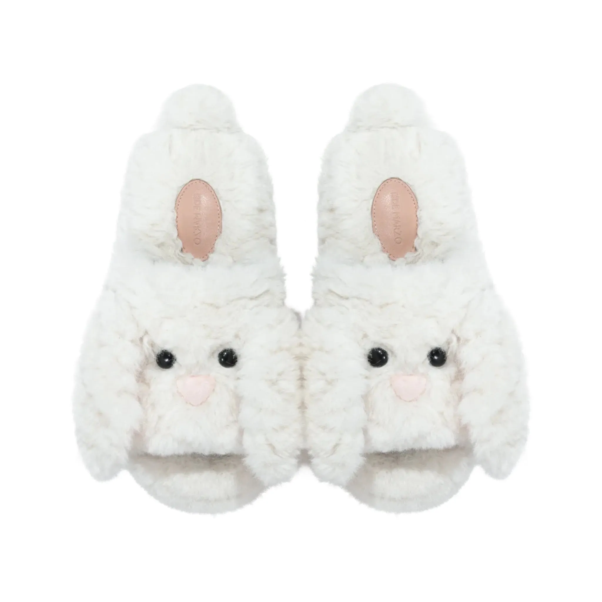 Doozoo Dynamic Fuzzy Slipper In White-