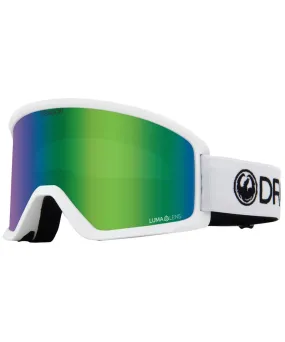 Dragon DX3 OTG Goggles - White/Luma Lens Green Ionized