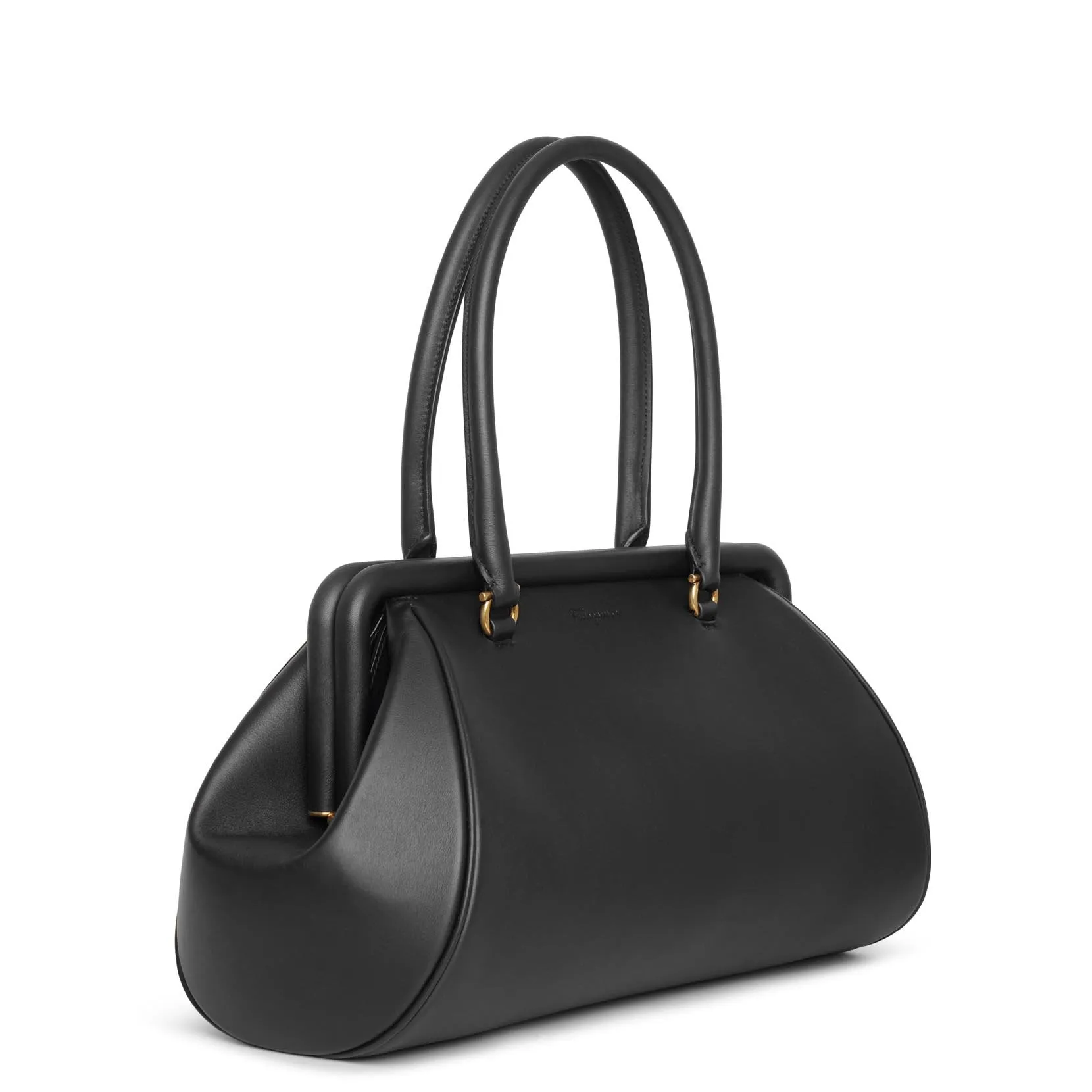 Ferragamo Frame leather shoulder bag