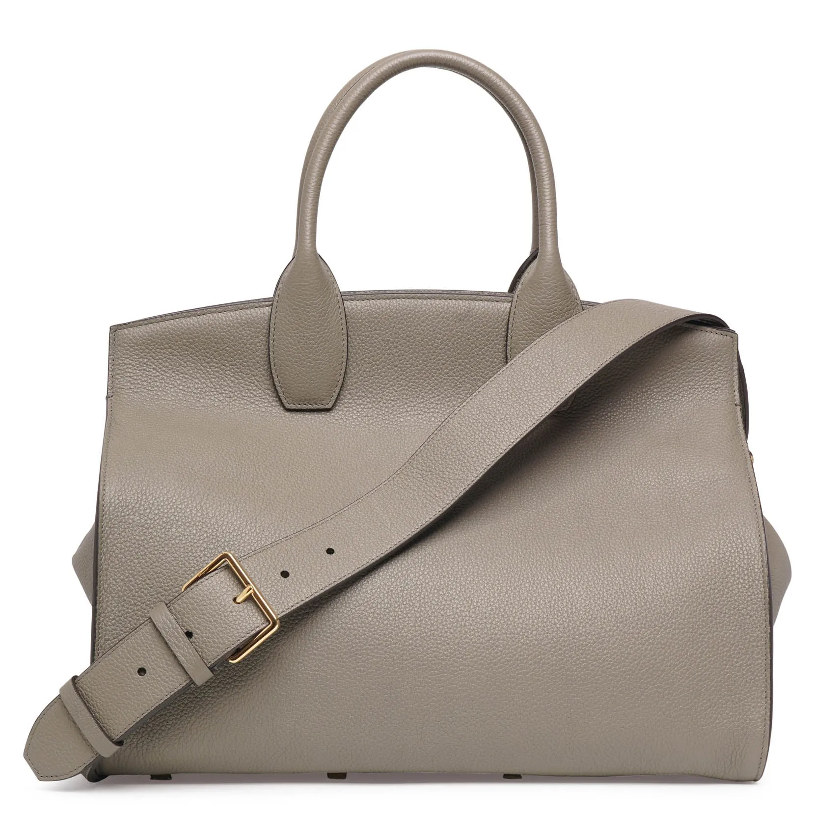 Ferragamo The Studio Soft olive leather bag