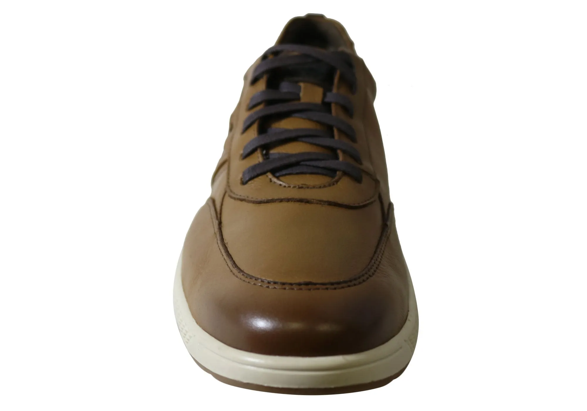 Ferricelli Shawn Mens Leather Lace Up Casual Shoes Made In Brazil