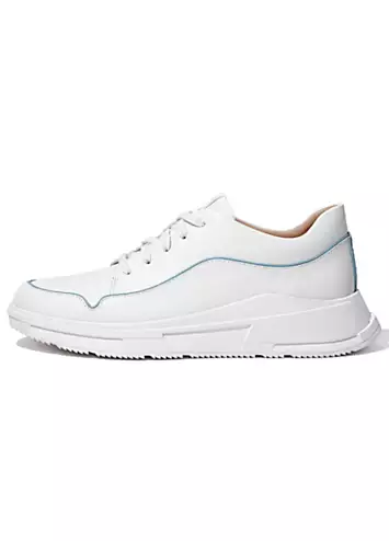 Fitflop Freya White Piping Detail Trainers | Grattan