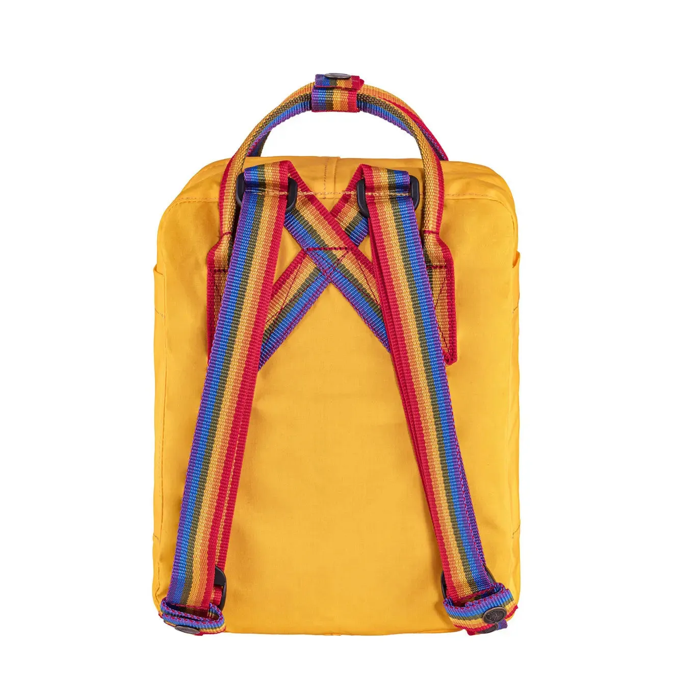 Fjallraven Kanken Rainbow Mini Backpack Warm Yellow / Rainbow Pattern