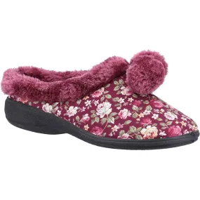 Fleet & Foster Buzzard Mule Slipper Burgundy