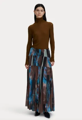 Flock Skirt - Brown