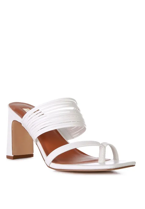 Follow Me Mid Block Heel Sandals For Women