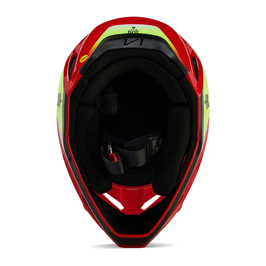 Fox - 2024 V1 Ballast Flo Red/Yellow Helmet