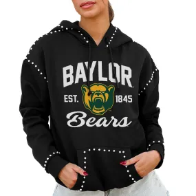 Gameday Couture  Baylor Bears Women's Black Studded Pullover Hoodie