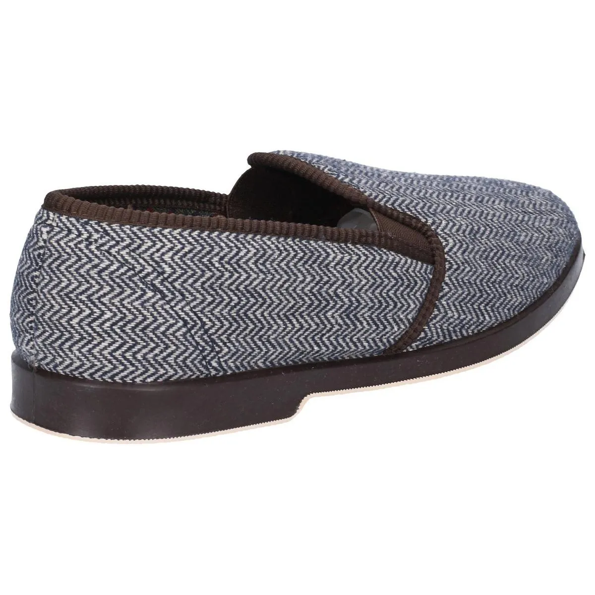 GBS Stafford Twin Gusset Slipper Brown