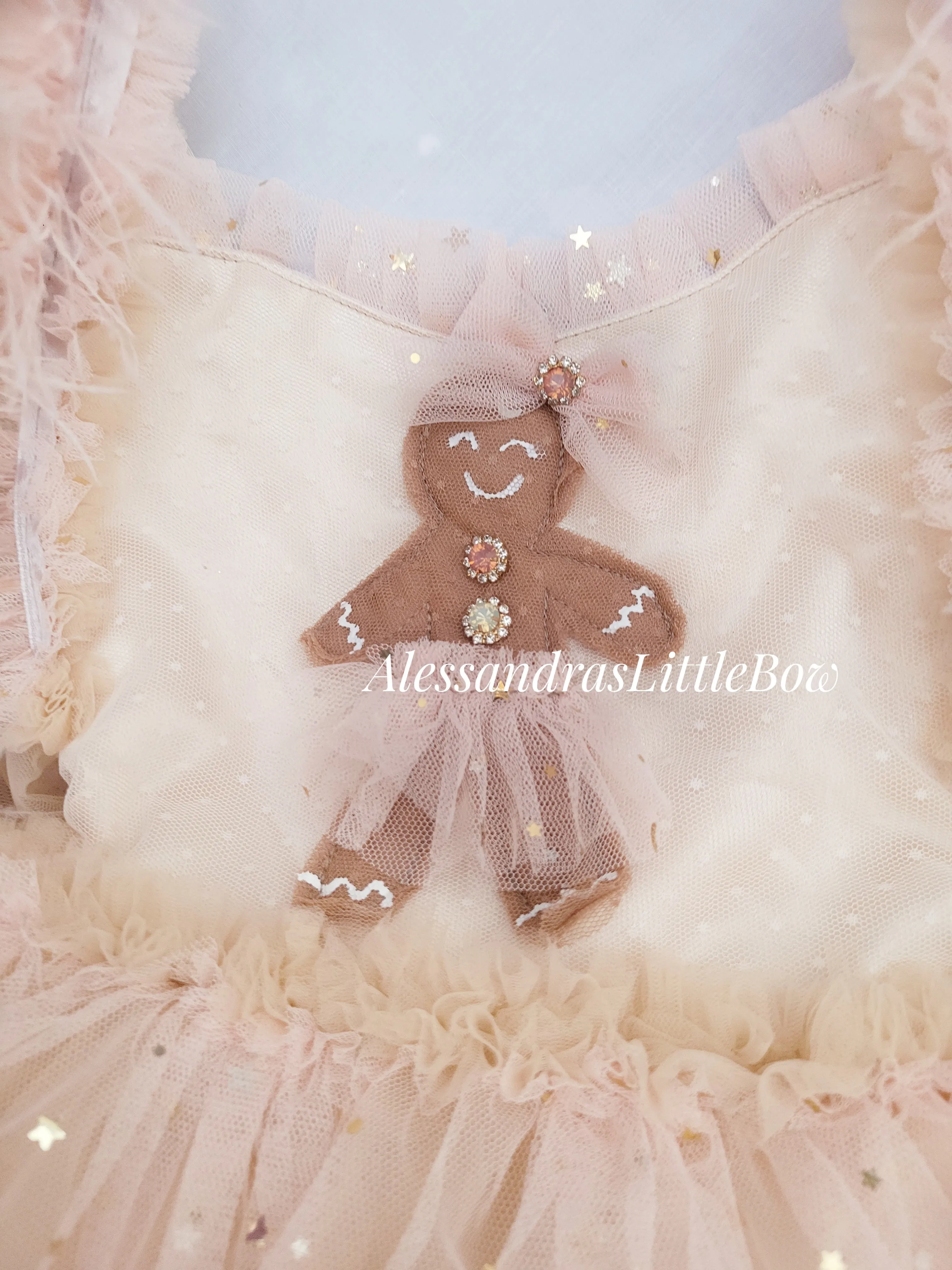 Gingerbread Doll Whimsical romper