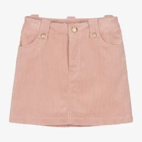 Girls Pink Corduroy Skirt