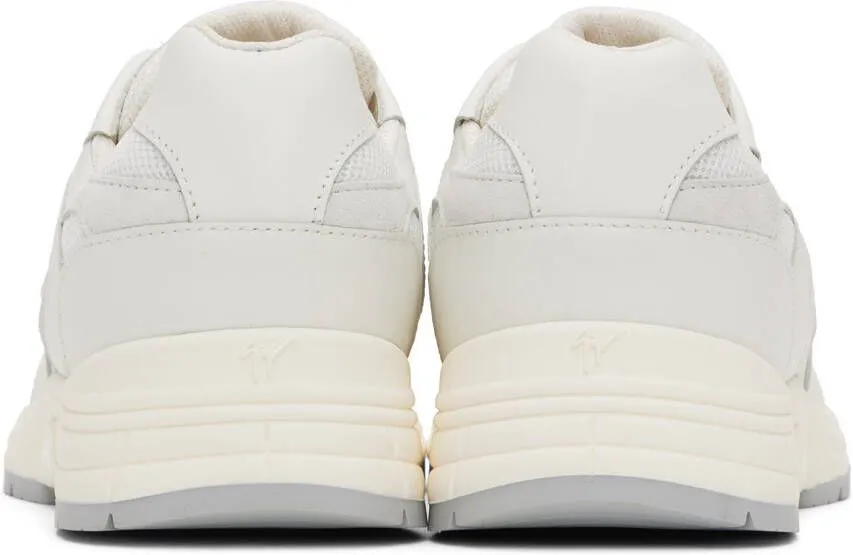 Giuseppe Zanotti White GZ Runner Sneakers