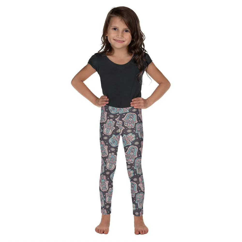 Hand Drawn Hamsa Kid's Leggings