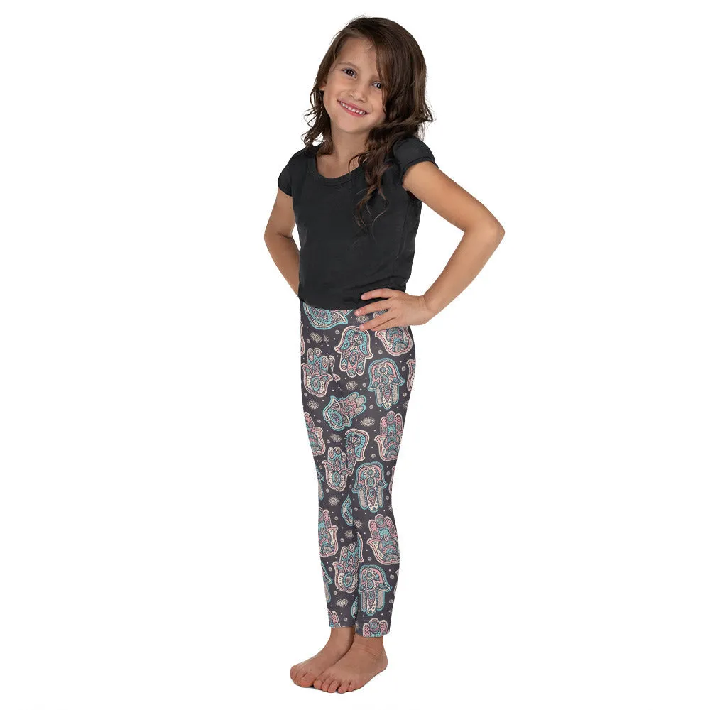 Hand Drawn Hamsa Kid's Leggings