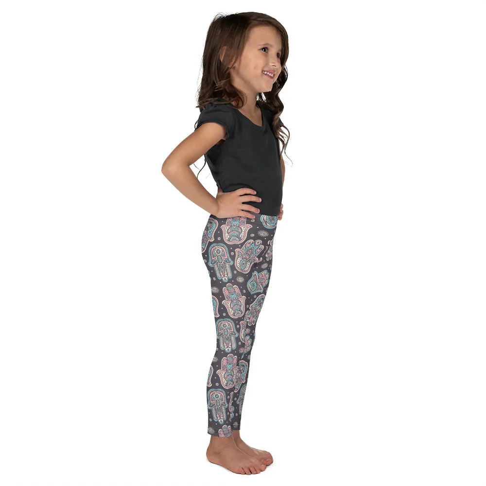 Hand Drawn Hamsa Kid's Leggings