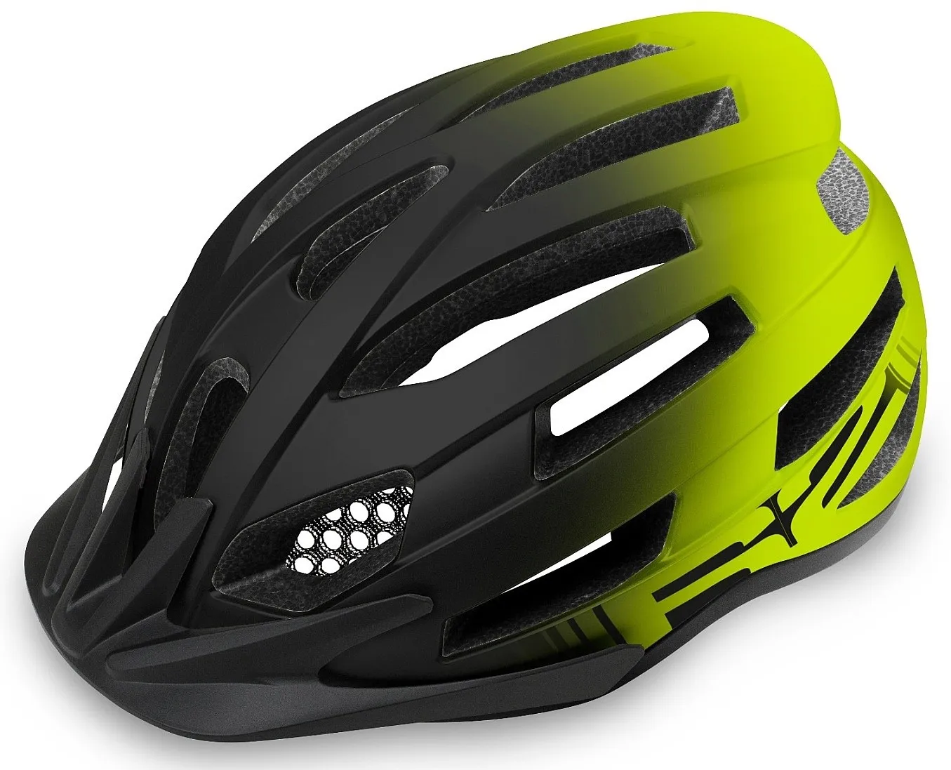 helmet R2 Spirit - ATH33D/Matte Black/Neon Yellow