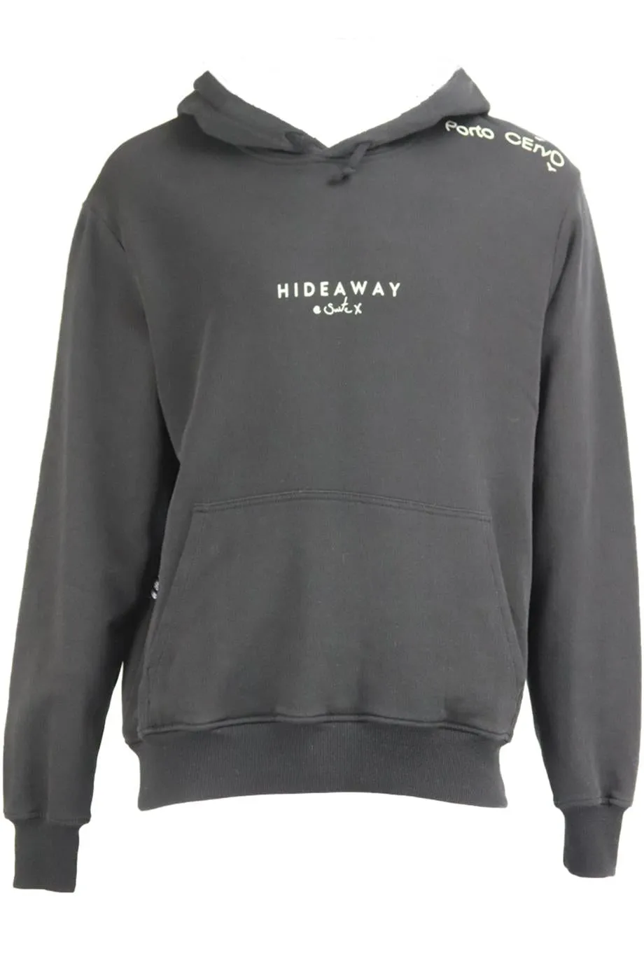 HIDEAWAY @ SUITE X MEN'S PRINTED COTTON JERSEY HOODIE SMALL