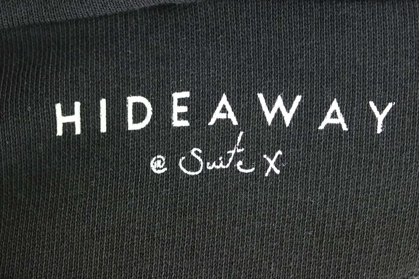 HIDEAWAY @ SUITE X MEN'S PRINTED COTTON JERSEY HOODIE SMALL