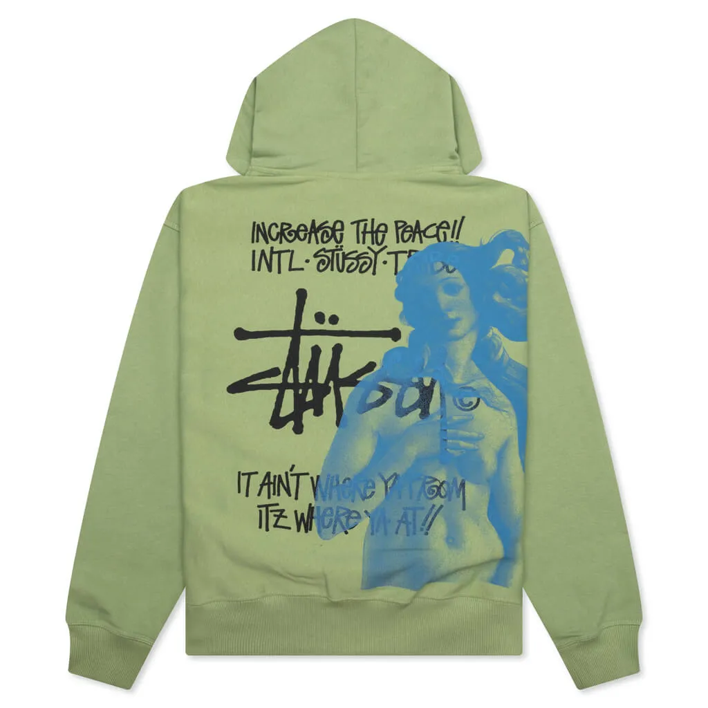 Ist Venus Zip-up Hoodie - Moss