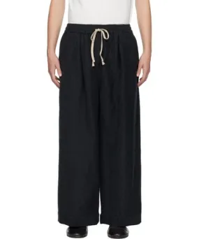 Jan-Jan Van Essche Black O-Project Easy Wide Trousers