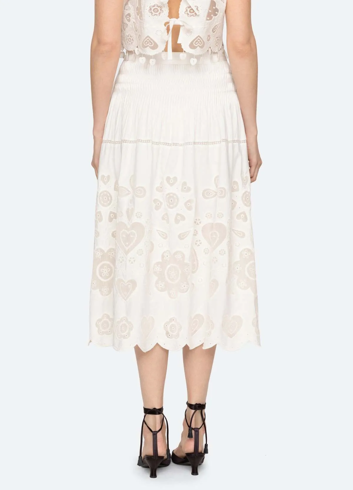 Jeanetta Skirt - White