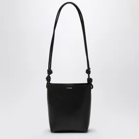 Jil Sander    Jil Sander Small Black Leather Bucket Bag