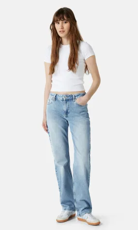 JUNKYARD Straight Mid Jeans Light blue | Women | Junkyard