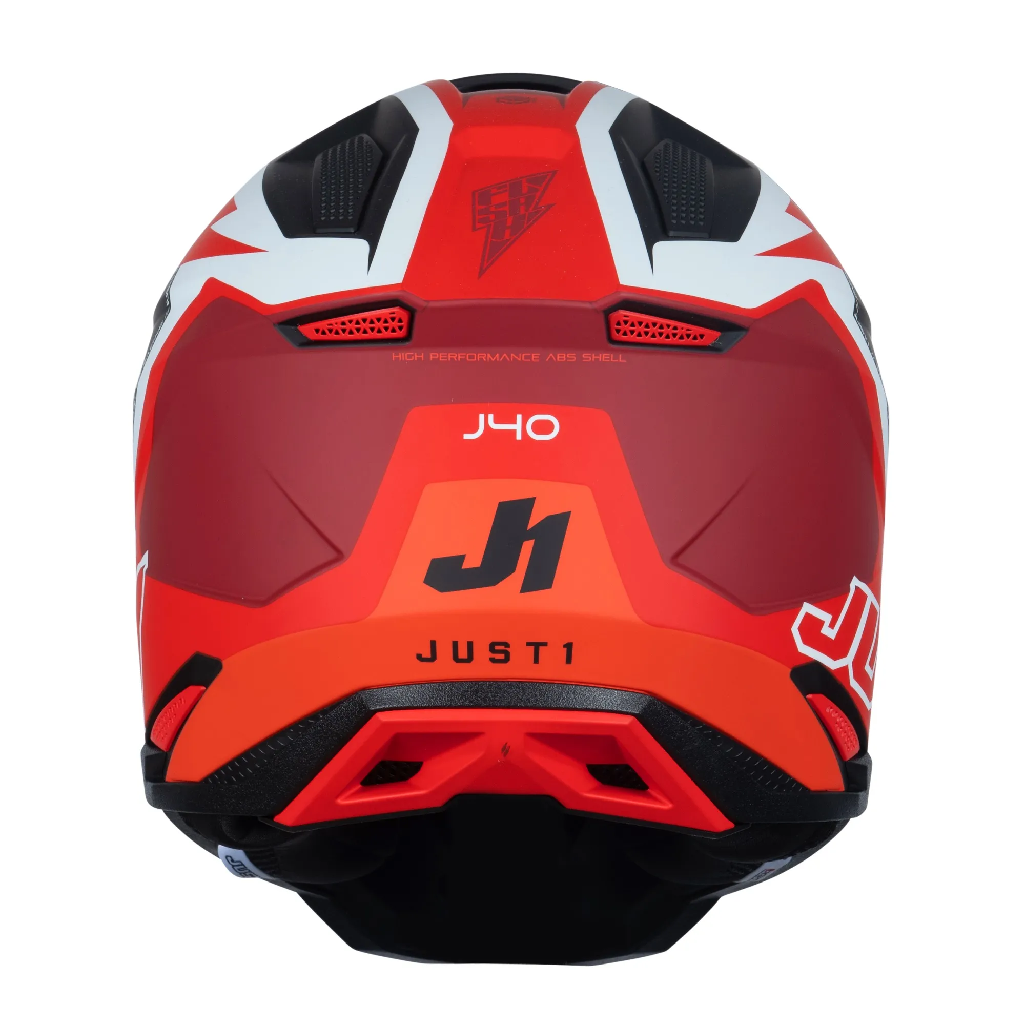 Just1 J40 Flash Helmet - Red/White/Black