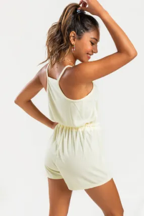 Justina Front Tie Romper