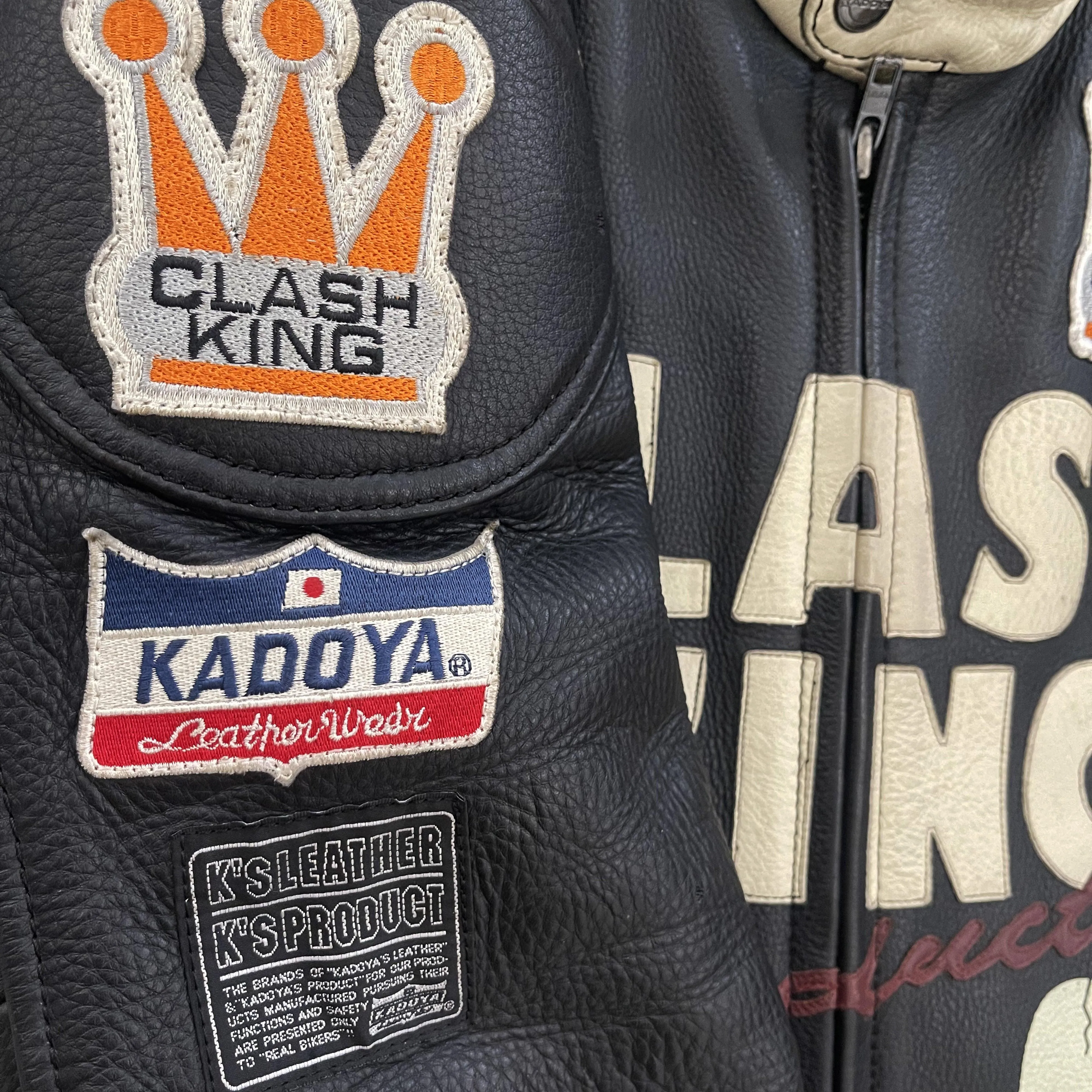 Kadoya Leather Racer Jacket