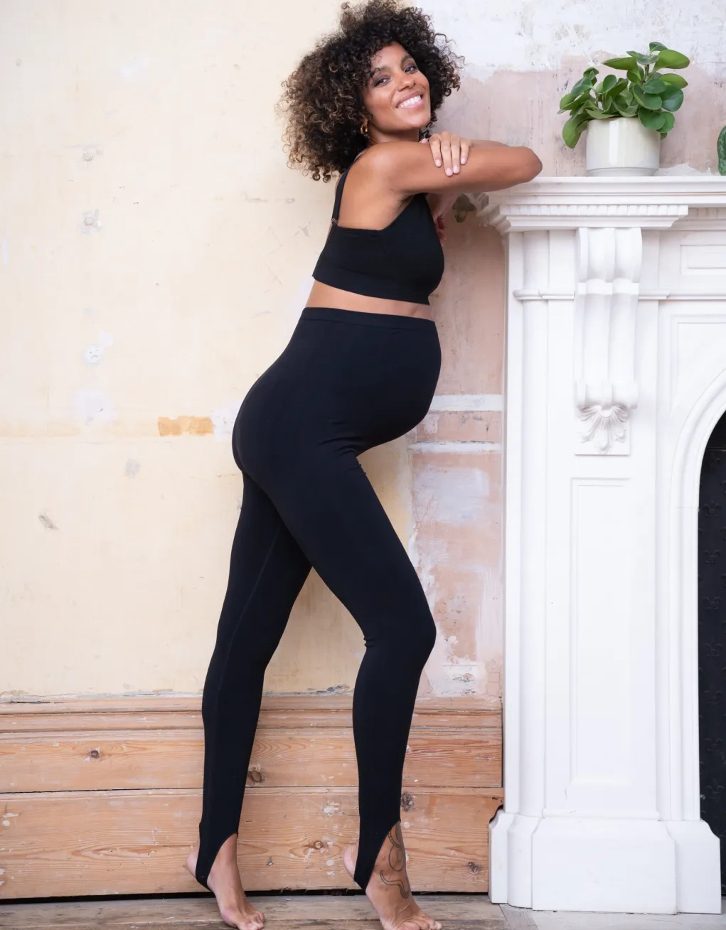 Kady | Seamless Over Bump Stirrup Maternity Leggings