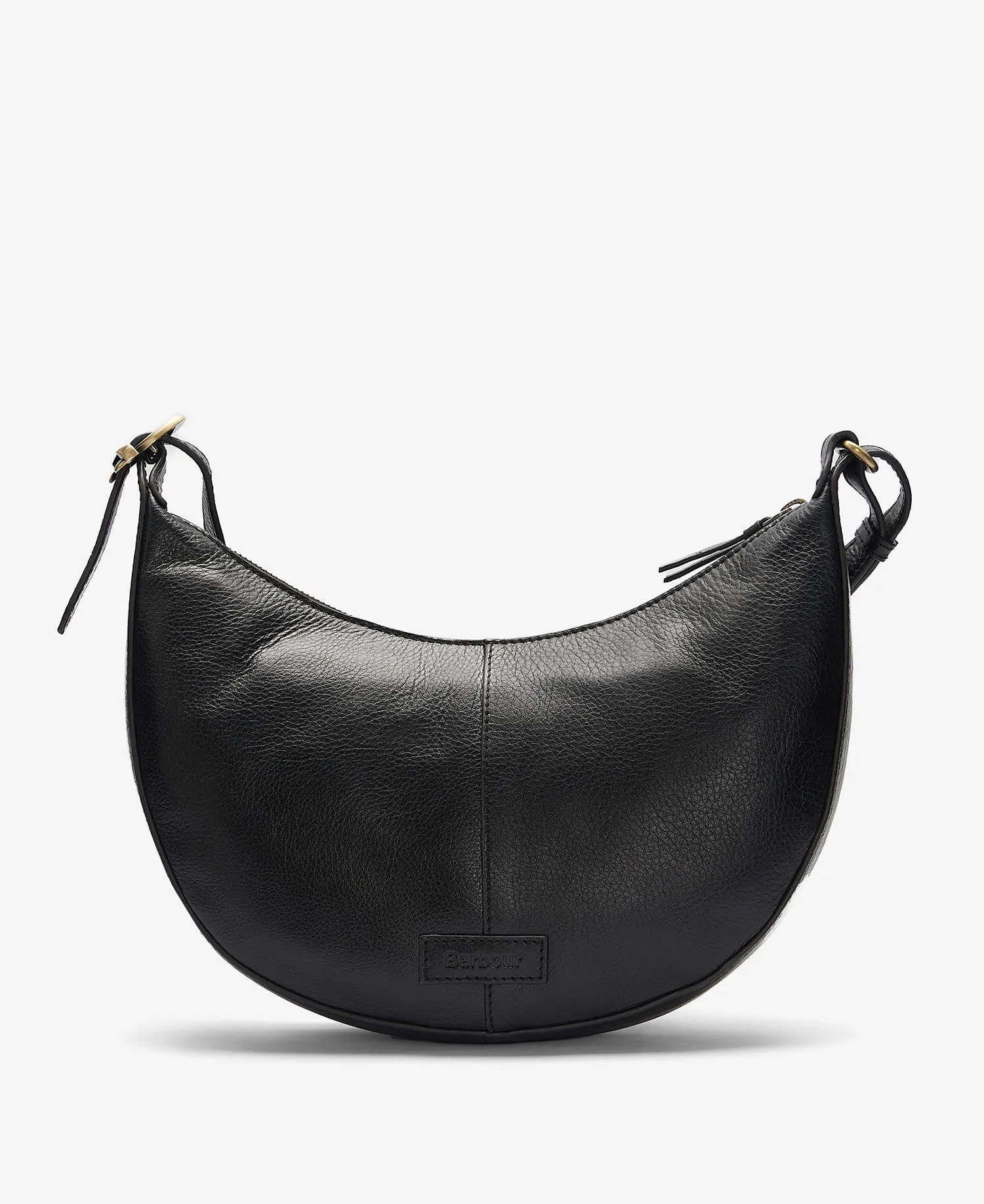  Laire Leather Half-Moon Bag     