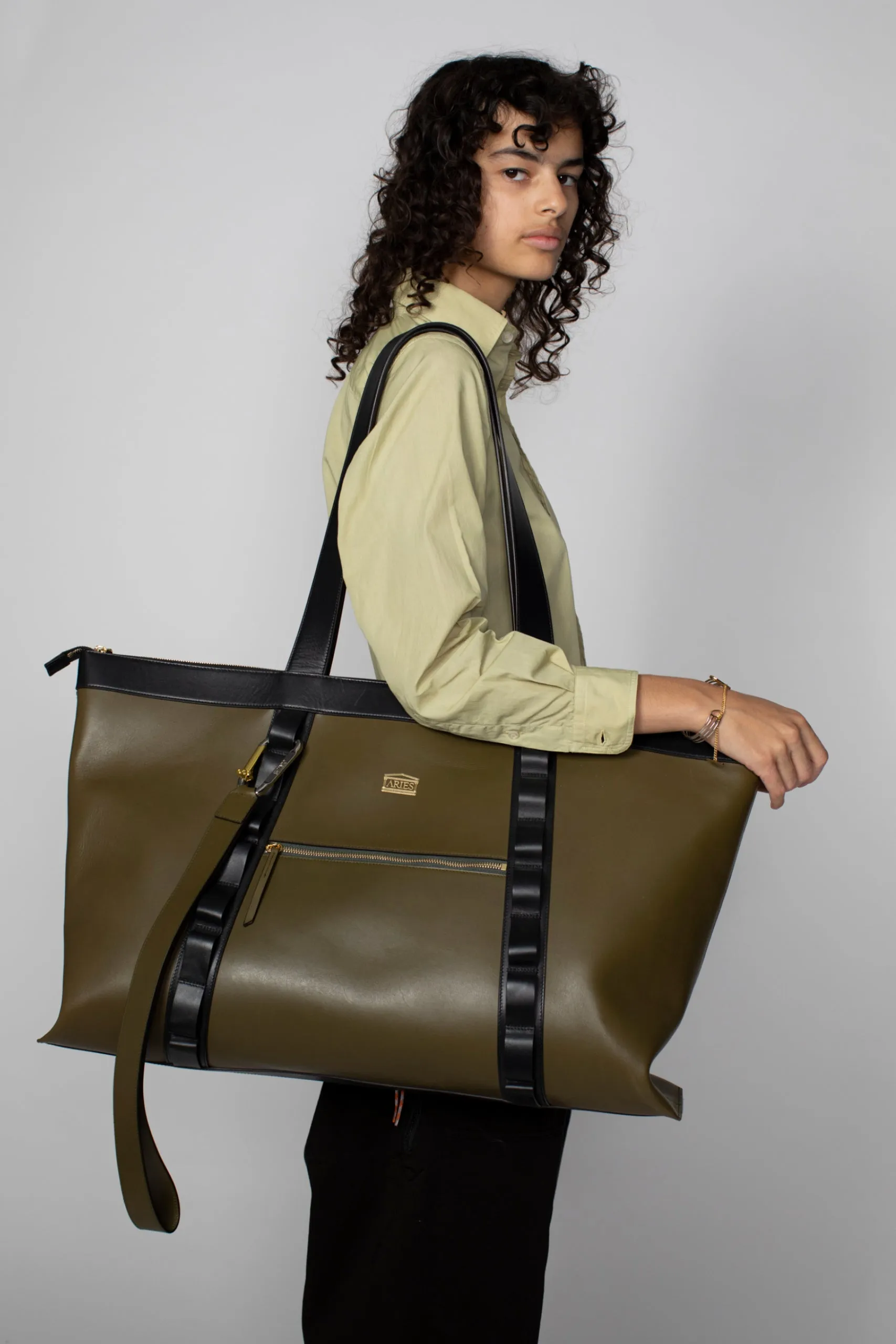 Leather Shopper Bag