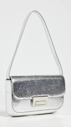 Loeffler Randall   Stefania Baguette Shoulder Bag with Lock Hardware 