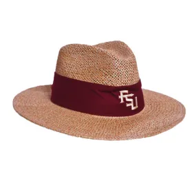 Logofit Straw Hat with Stacked FSU