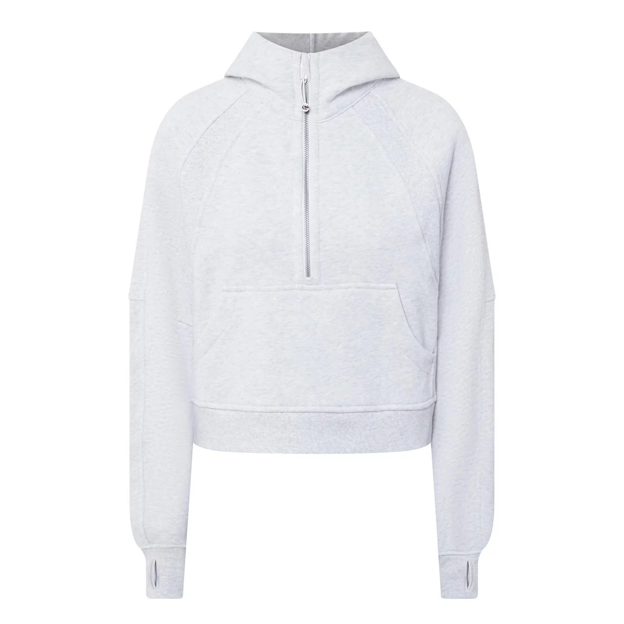 LULULEMON Scuba Oversized Half-Zip Hoodie - Light Grey