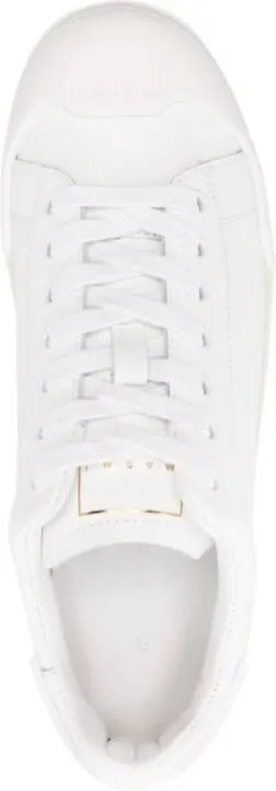 Marni Dada Bumper leather sneakers White