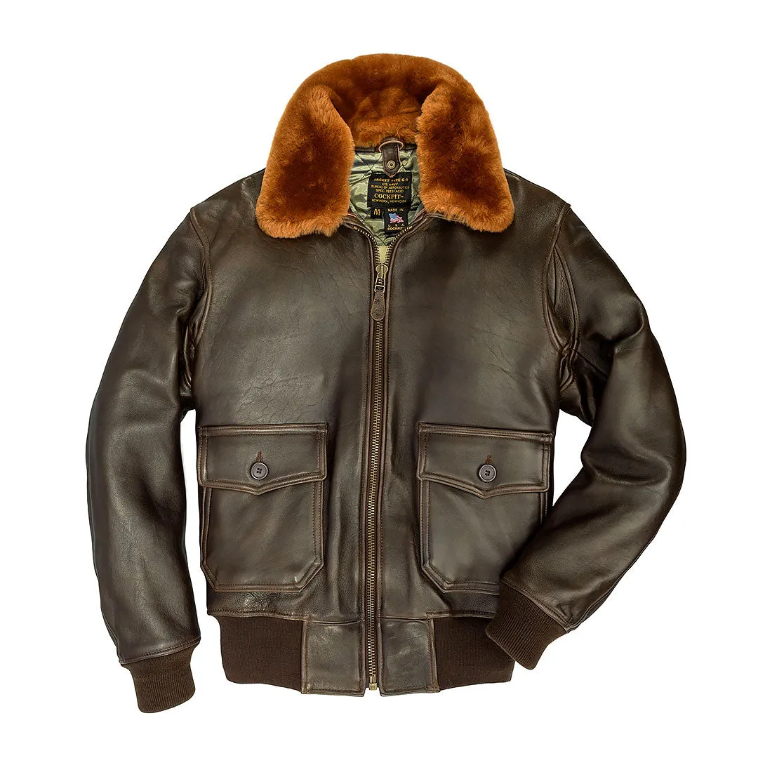 Men's Genuine Lambskin Leather G-1 Jacket | Cockpit USA