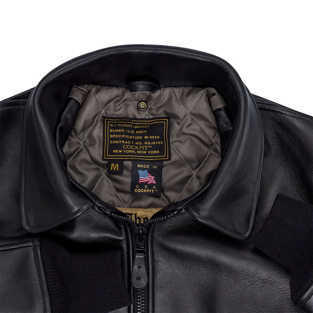 Men's Genuine Lambskin Leather G-1 Jacket | Cockpit USA