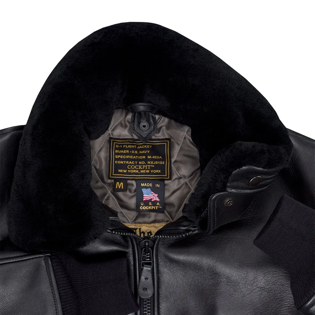 Men's Genuine Lambskin Leather G-1 Jacket | Cockpit USA