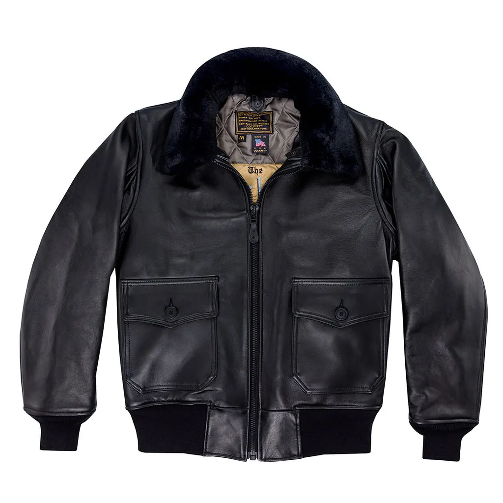 Men's Genuine Lambskin Leather G-1 Jacket | Cockpit USA