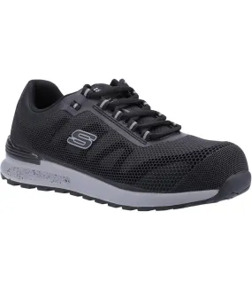 Mens bulklin bragoo safety trainers black Skechers