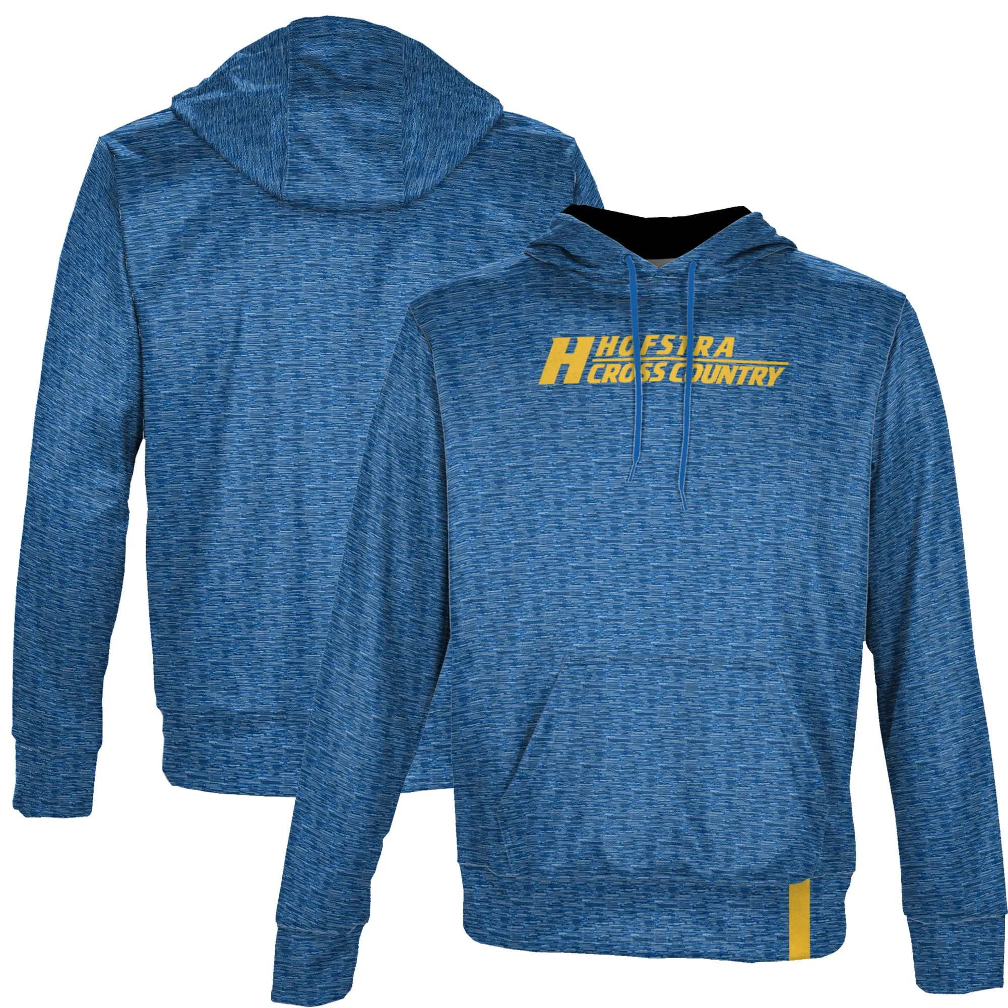 Men's ProSphere Blue Hofstra University Pride Cross Country Name Drop Pullover Hoodie