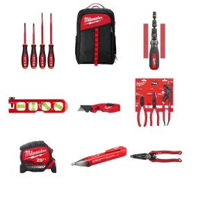 Milwaukee Electrical Apprentice Kit with Backpack OPT