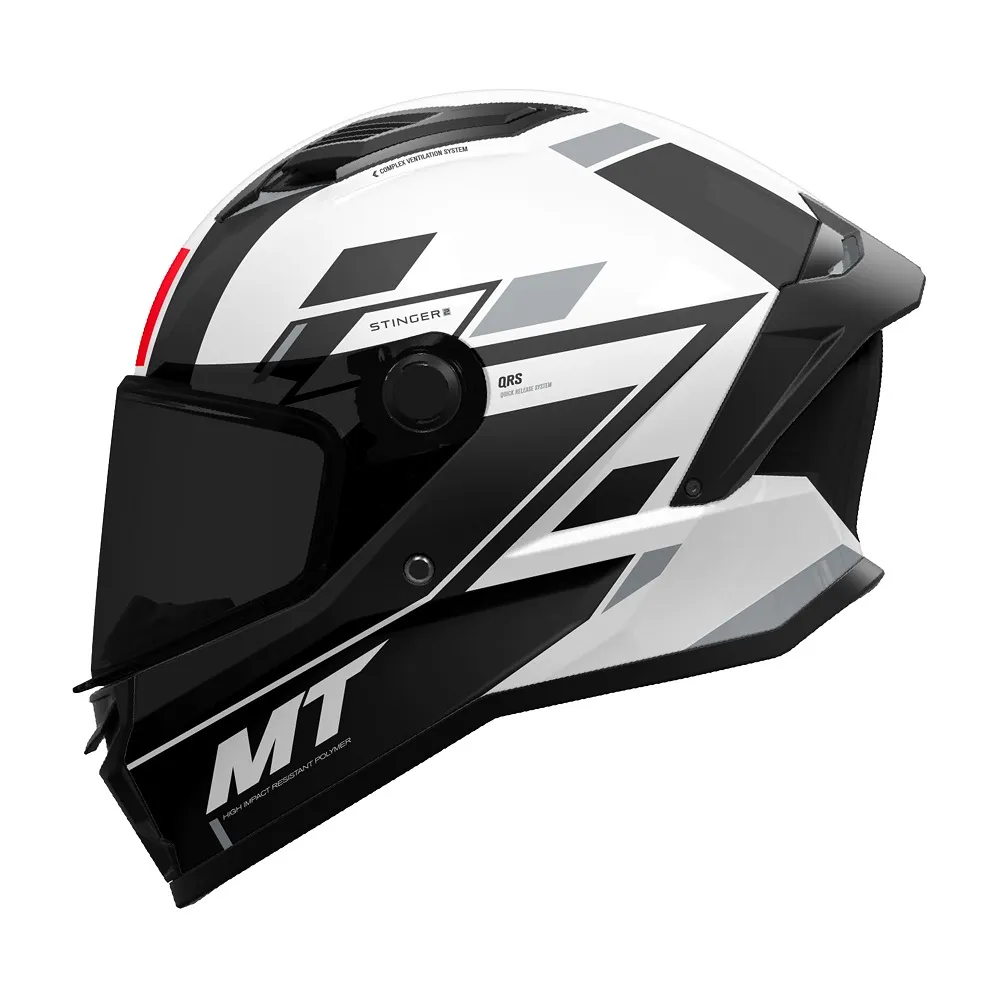 MT Stinger 2 Zivze Helmet - Black/White