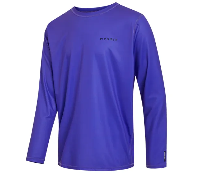 Mystic Boarding Mens Long Sleeve Rash Vest - Purple